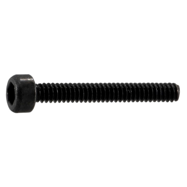 Midwest Fastener M6-0.35 Socket Head Cap Screw, Socket, Black Oxide Steel, 12 mm Length, 25 PK 930887 - main